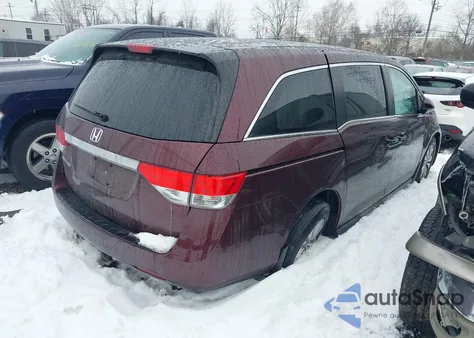 2014 Honda Odyssey Ex z USA, uszkodzony, nr VIN 5FNRL5H45EB073506